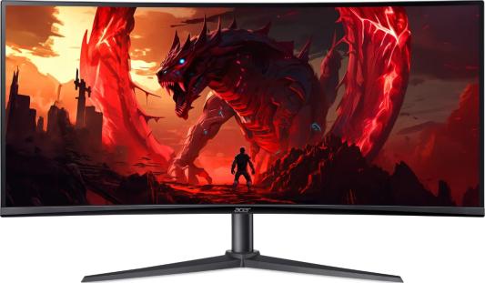 34'' ACER Nitro XZ340CUHbiiphx, ZeroFrame, Curved 1500R Black, 21:9, VA, 3440x1440, 1 / 5ms, 250cd, 100Hz, 2xHDMI(2.0) + 2xDP(1.4) + Audio out ,  sync: FreeSync, hdr: HDR 10, H.Adj. 100