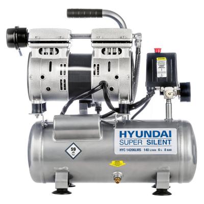 HYUNDAI HYC 14206LMS Компрессор безмасляный поршневой, бесшумный.