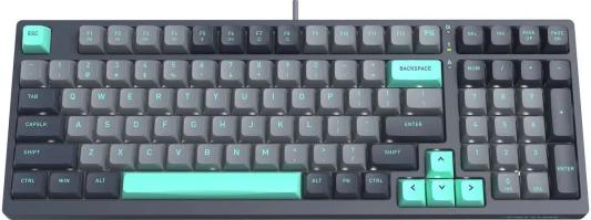 Клавиатура проводная A4TECH Fstyler FS300 USB черный серый