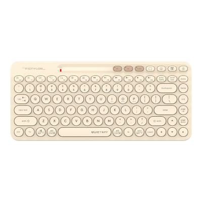 Клавиатура A4Tech Fstyler FBK36C AS бежевый USB беспроводная BT/Radio slim Multimedia (FBK36C AS)
