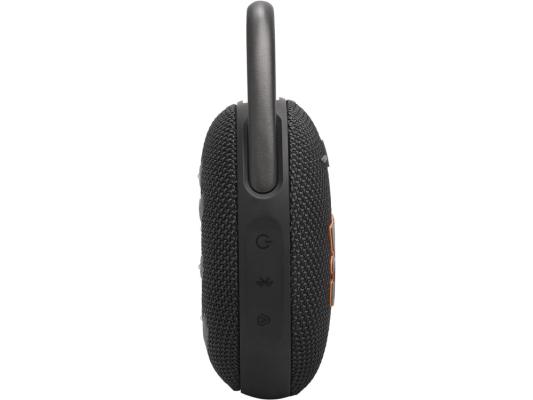Портативная колонка JBL Clip 5, 1.0, черный, 7 Вт, Bluetooth, 1400мАч, влагозащита IP67