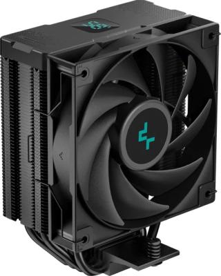 Вентилятор для процессора DeepCool AG400 DIGITAL BK Socket 1700/115X/1200/AM5/AM4, 120mm, 2100rpm, 31.6 дБА, 220W, PWM 4-pin, Al-Cu (R-AG400-BKNDMN-G-