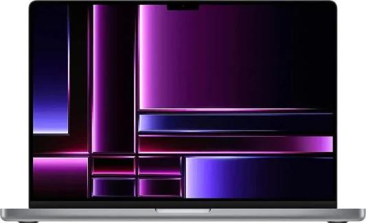 Ноутбук Apple MacBook Pro 16 16.2" 3456x2234 Apple -M2 Pro SSD 512 Gb 16Gb WiFi (802.11 b/g/n/ac/ax) Bluetooth 5.3 Apple M2 Pro (19-core) серый macOS MNW83C/A