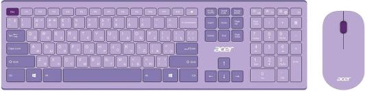 Клавиатура+мышь Acer OCC205 Wireless Purple
