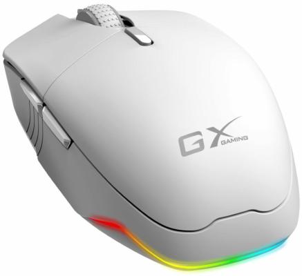 Wireless mouse Genius Scorpion M58250, RGB, AI COPILOT, 800/1600/2400/3200 DPI, color: white