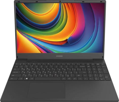 Ноутбук Digma EVE 15 A5820 15.6" 1920x1080 AMD Ryzen 3-3200U SSD 512 Gb 8Gb Bluetooth 5.0 AMD Radeon Graphics черный Windows 11 Professional DN15R3-8DXW03