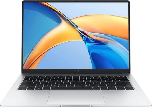 Ноутбук 14" IPS FHD HONOR MagicBook X14 silver (Ryzen 5 7640HS/16Gb/512Gb SSD/VGA int/noOS) (5301AKAX)
