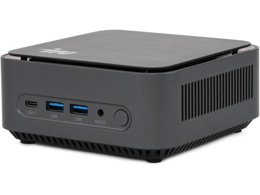 Неттоп iRu 110ALCN Intel N100 (4C/4T) UHD Graphics 8Gb LPDDR5 SSD256Gb GbitEth Wi-Fi Windows 11 Pro черный