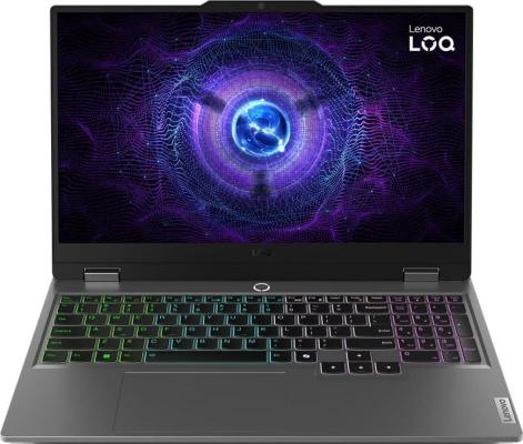 Ноутбук Lenovo LOQ 15IAX9 15.6" 1920x1080 Intel Core i5-12450HX SSD 512 Gb 16Gb WiFi (802.11 b/g/n/ac/ax) Bluetooth 5.2 nVidia GeForce RTX 4060 8192 Мб серый DOS 83GS00ENRK
