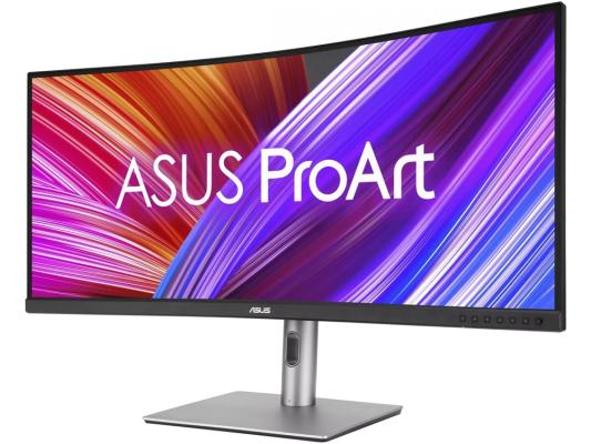 Монитор 34.1" Asus ProArt PA34VCNV, IPS, UltraWide (3440x1440), 60 Гц, 300 кд/м?, HDMI, DisplayPort, 2K, USB, регулировка, черный