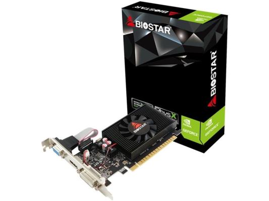 Видеокарта Biostar NVIDIA GeForce GT 710 GT710-2GB D3 LP 2Gb 64bit DDR3 954/1333 DVIx1 HDMIx1 CRTx1 HDCP Ret low profile