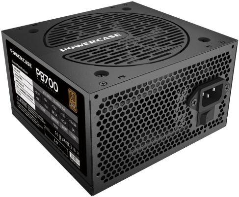 Блок питания ATX 700 Вт Powercase PB700 (80 Plus Bronze, ATX 2.31, APFC, DC-DC, 120mm Fan) / PS-700B-DC