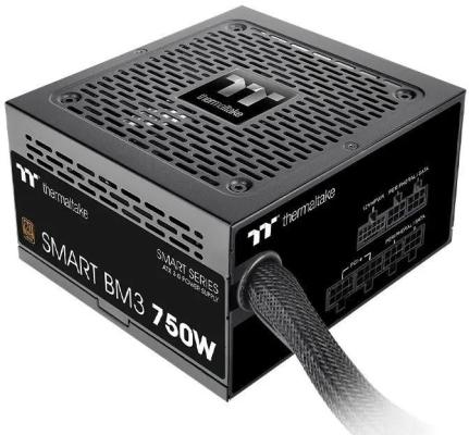 Блок питания ATX 750 Вт Thermaltake Smart BM3 Gen.5 80+ bronze (20+4pin) APFC 120mm fan 12xSATA Cab Manag RTL
