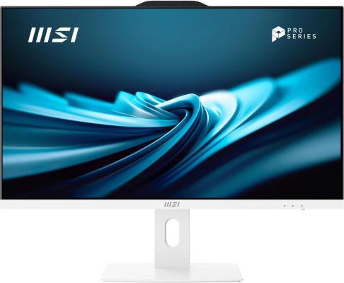 Моноблок 27" MSI Pro AP272P 14M 1920 x 1080 IPS Intel Core i7-14700 16Gb DDR5 SSD 512Gb Intel UHD Graphics Wi-Fi BT Webcam беспроводная клавиатура мышь NoOS белый 9S6-AF8322-804