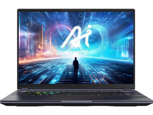 Ноутбук 16" Gigabyte Aorus 16X 9KG-43KZC54SH 2560x1600 Intel Core i7-13650HX SSD 1024 Gb 16Gb WiFi 6E Bluetooth NVIDIA GeForce RTX 4060 8Gb серый Windows 11 Home