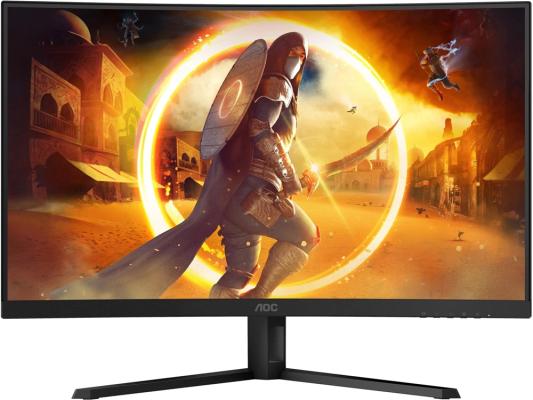 Монитор 32" AOC CQ32G4VE, VA, изогнутый, WQHD (2560x1440), 180 Гц, 0.5 мс, 300 кд/м?, HDMI, DisplayPort, черный