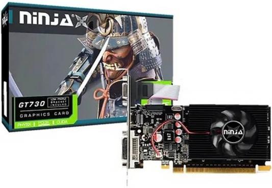 Видеокарта Ninja (Sinotex) GT730 1GB DDR3 128BIT DVI HDMI VGA 1FAN RTL