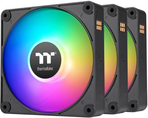 Вентилятор для корпуса Thermaltake CT120 EX Sync ARGB 120х120x25 черный 4-pin 28.5дБ (упак.:3шт) (CL-F181-PL12SW-A) Ret