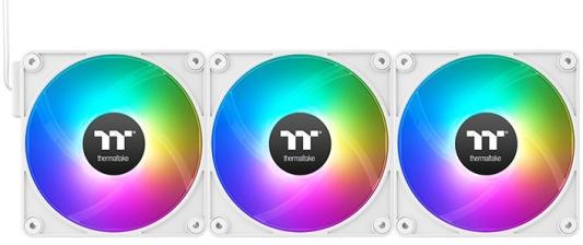 Вентилятор для корпуса Thermaltake CT120 EX Reverse ARGB 120х120x25 белый 4-pin 31.2дБ (упак.:3шт) (CL-F194-PL12SW-A) Ret