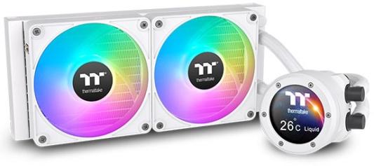 Система охлаждения жидкостная Thermaltake TH280 V2 Ultra EX ARGB Sync Snow Edition Intel LGA 1151 Intel LGA 1150 Intel LGA 1155 Intel LGA 1156 Intel LGA 1200 Intel LGA 1700 Intel LGA 2011-3 Intel LGA 2011 Intel LGA 2066 AMD AM2 AMD AM2+ AMD AM3 AMD AM3+ AMD AM4 AMD AM5 AMD FM1 AMD FM2+ AMD FM2 CL-W427-PL14SW-A