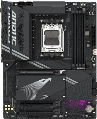 Материнская плата GigaByte X870 A ELITE WIFI7 Socket AM5 AMD X870 4xDDR5 3xPCI-E 16x 4xSATA III ATX Retail