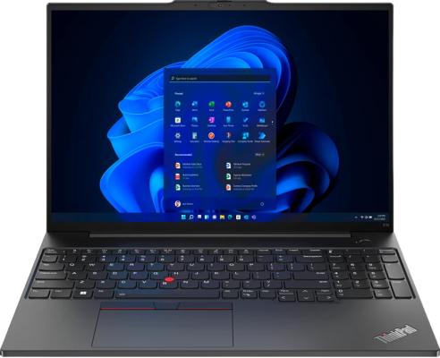 Ноутбук Lenovo ThinkPad E16 Gen 1 16" 1920x1200 AMD Ryzen 5-7530U SSD 512 Gb 16Gb WiFi (802.11 b/g/n/ac/ax) Bluetooth 5.1 AMD Radeon Graphics черный DOS 21JTS0A200