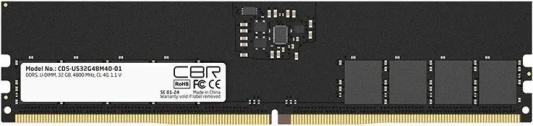 Оперативная память для компьютера 32Gb (1x32Gb) PC5-38400 4800MHz DDR5 DIMM CL40 CBR CD5-US32G48M40-01 CD5-US32G48M40-01