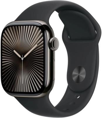 Часы Apple Watch S10 42mm Jet Black Aluminium Case/Black SB M/L MWWF3LW/A A2997 195949560880