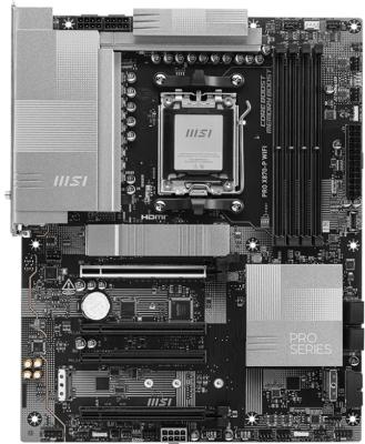 Материнская плата MSI PRO X870-P WIFI Socket AM5 AMD X870 4xDDR5 4xPCI-E 16x 4xSATA III ATX Retail