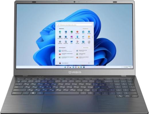 Ноутбук Irbis Breeze 15NBC1015G 15.6" 1920x1080 Intel-N100 SSD 256 Gb 8Gb Intel UHD Graphics серый Windows 11 Professional 15NBC1015G