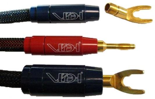 Коннектор акустический Van den Hul F39AF Blue, тип банан, позолоченный, для кабеля 6.5 мм, синий