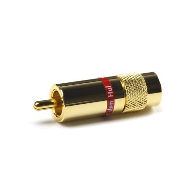 Коннектор RCA Van den Hul F01BV Red, золотой, красная маркировка