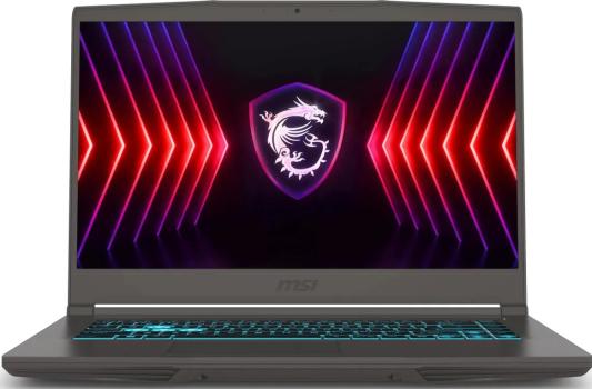Ноутбук MSI Thin 15 B12UC-2632XRU 15.6" 1920x1080 Intel Core i5-12450H SSD 512 Gb 16Gb WiFi (802.11 b/g/n/ac/ax) Bluetooth 5.3 nVidia GeForce RTX 3050 4096 Мб серый DOS 9S7-16R831-2632