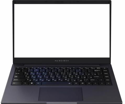 Ноутбук Maibenben S14A-R545UM Ryzen 5 Pro 4650U 8Gb SSD256Gb AMD Radeon Graphics 14" IPS FHD (1920x1080) Windows 11 Home dk.blue WiFi BT Cam 5000mAh (S14A-R545UMA1SHURE0)