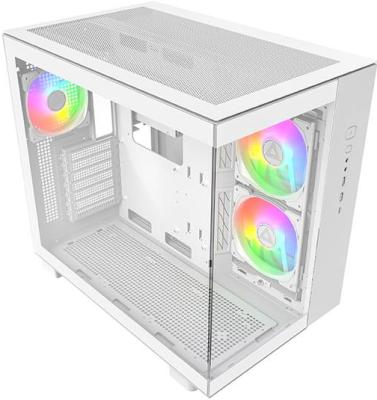 Корпус Montech King 65 белый без БП ATX 2xUSB3.0 audio bott PSU