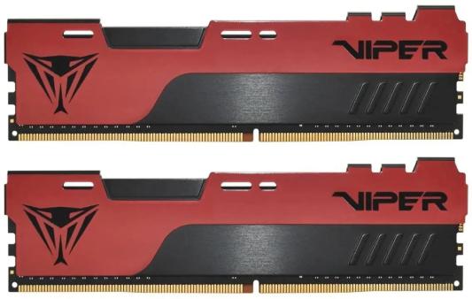 Оперативная память для компьютера 64Gb (2x32Gb) PC4-32000 4000MHz DDR4 DIMM CL20 Patriot Viper Elite II PVE2464G400C0K