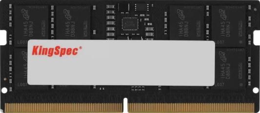 Оперативная память для ноутбука 16Gb (1x16Gb) PC5-44800 5600MHz DDR5 SO-DIMM Unbuffered CL40 Kingspec KS5600D5N11016G