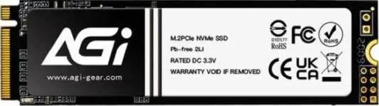 Твердотельный накопитель SSD M.2 2 Tb AGI AGI2T0G44AI828 Read 7400Mb/s Write 6700Mb/s 3D NAND AGI2T0G44AI828