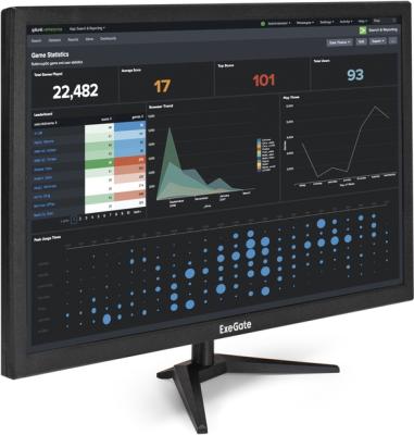 Монитор 27" Exegate EB2700A черный VA 1920x1080 200 cd/m^2 5 ms HDMI VGA EX297312RUS