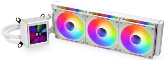 Система охлаждения жидкостная Lian-Li Galahad II LCD 360 SL-INF ARGB Soc-AM5/AM4/1151/1200/1700 белый 4-pin 29dB Al+Cu LCD Ret (G89.GA2ALCD36INW.00)