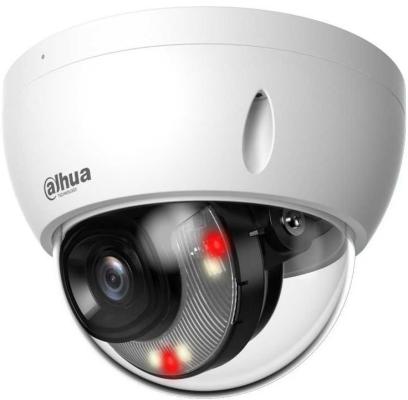 DAHUA DH-IPC-HDBW2849EP-S-IL-0280B Уличная купольная IP-видеокамера SmartDualLight 8Мп, 1/2.7” CMOS, объектив 2.8мм, видеоаналитика, микрофон, ИК 30м, LED 30м, P67, IK10, металл