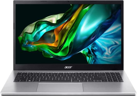 Ноутбук Acer Aspire 3 A315-44P-R3WN 15.6" 1920x1080 AMD Ryzen 7-5700U SSD 512 Gb 8Gb WiFi (802.11 b/g/n/ac/ax) Bluetooth 5.1 AMD Radeon Graphics серебристый DOS NX.KSJCD.006
