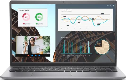 Ноутбук DELL Vostro 3530 15.6" 1920x1080 Intel Core i5-1335U SSD 512 Gb 8Gb Bluetooth 5.0 Intel Iris Xe Graphics черный DOS 3530-5850