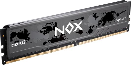 Оперативная память для компьютера 32Gb (1x32Gb) PC5-51200 6400MHz DDR5 DIMM CL40 Apacer NOX AH5U32G64C552MBAA-1