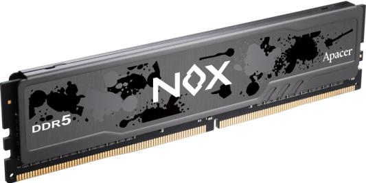 Оперативная память для компьютера 32Gb (1x32Gb) PC5-41600 5200MHz DDR5 DIMM CL40 Apacer NOX AH5U32G52C522MBAA-1