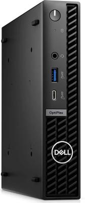 Неттоп Dell OptiPlex 7020 Micro i5-14500T (6P+4E/16T) UHD Graphics 770 16Gb DDR5 SSD512Gb GbitEth Windows 11 Pro черный (с клавиатурой и мышью)