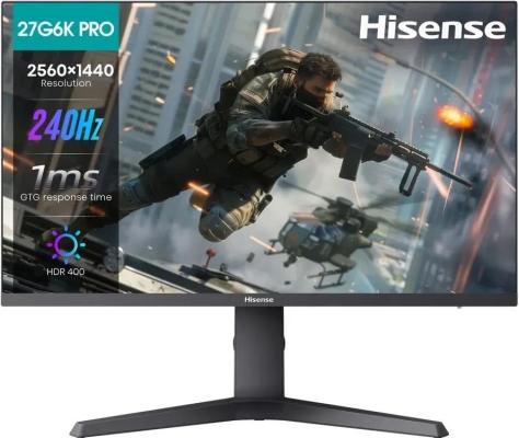 Монитор 27" Hisense 27G6K-PRO черный IPS 2560x1440 320 cd/m^2 1 ms HDMI DisplayPort Аудио