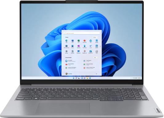 Ноутбук Lenovo ThinkBook 16 G6 IRL 16" 1920x1200 Intel Core i5-13420H SSD 512 Gb 16Gb WiFi (802.11 b/g/n/ac/ax) Bluetooth 5.2 Intel UHD Graphics серый DOS 21KH00SMEV
