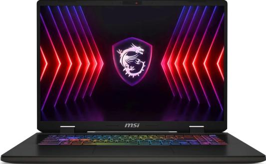 Ноутбук MSI Sword 17 HX B13V 17" 1920x1200 Intel Core i7-13700HX SSD 1024 Gb 32Gb WiFi (802.11 b/g/n/ac/ax) Bluetooth 5.3 nVidia GeForce RTX 4060 8192 Мб серый DOS 9S7-17T214-221