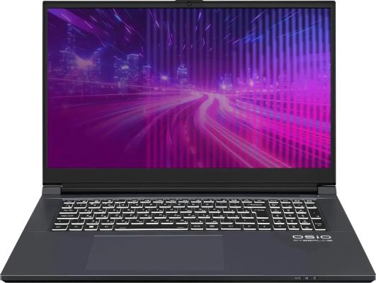 Ноутбук 17.3" OSIO CyberLine C170i-001 1920x1080 Intel Core i5-12600H SSD 512 Gb 16Gb WiFi (802.11 b/g/n/ac/ax) Bluetooth 5.2 nVidia GeForce RTX 3050 6144 Мб серый DOS C170I-001